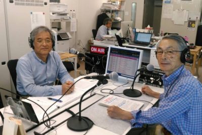雨森鼎さん（右）と森川稔